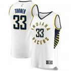 Camiseta Myles Turner 33 Indiana Pacers Association Edition Blanco Hombre